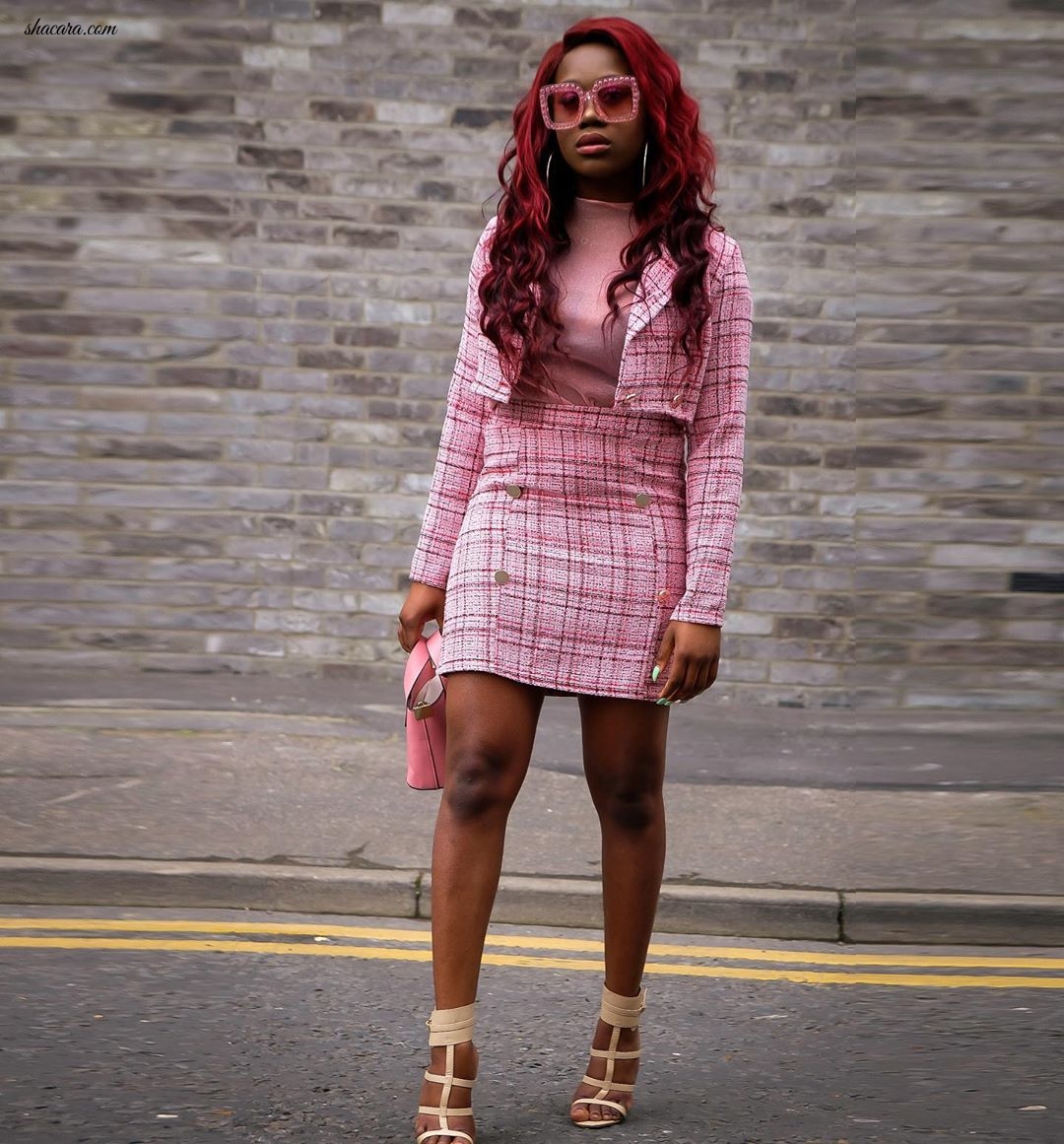 Meet The Nigerian Style Girl That Serves Multiple Looks In One Colour Each Week