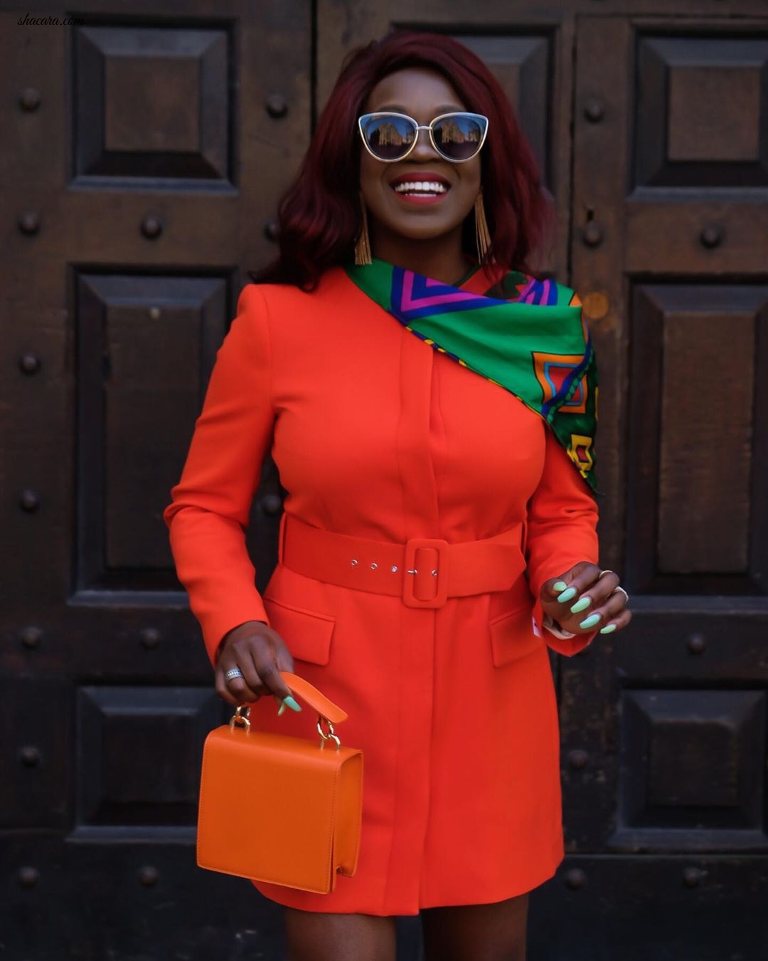 Meet The Nigerian Style Girl That Serves Multiple Looks In One Colour Each Week