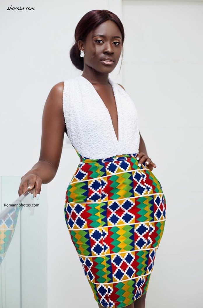 Fella Makafui Stuns In Amazing Detachable Bridal Gown By New Ghanaian Fashion Brand