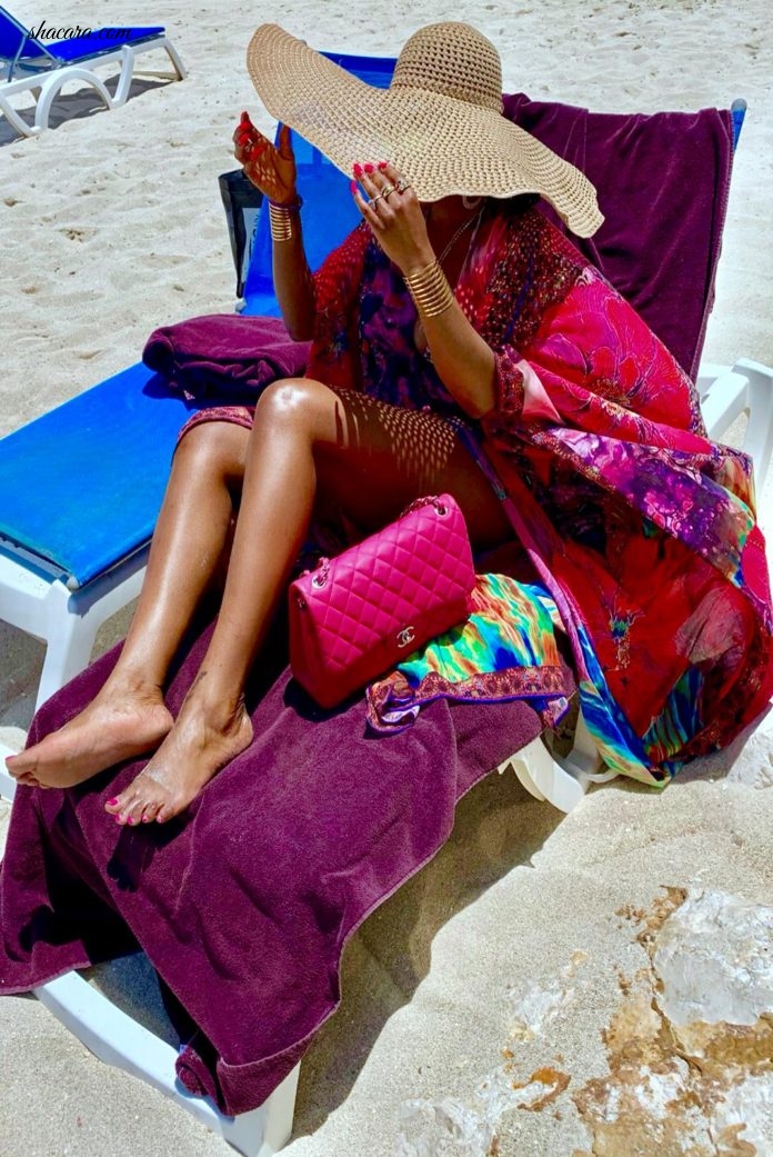 You Will Wish You Were In Jamaica After Seeing Sierra Leone Designer Sai Sankoh Rocking Her Kaftans There