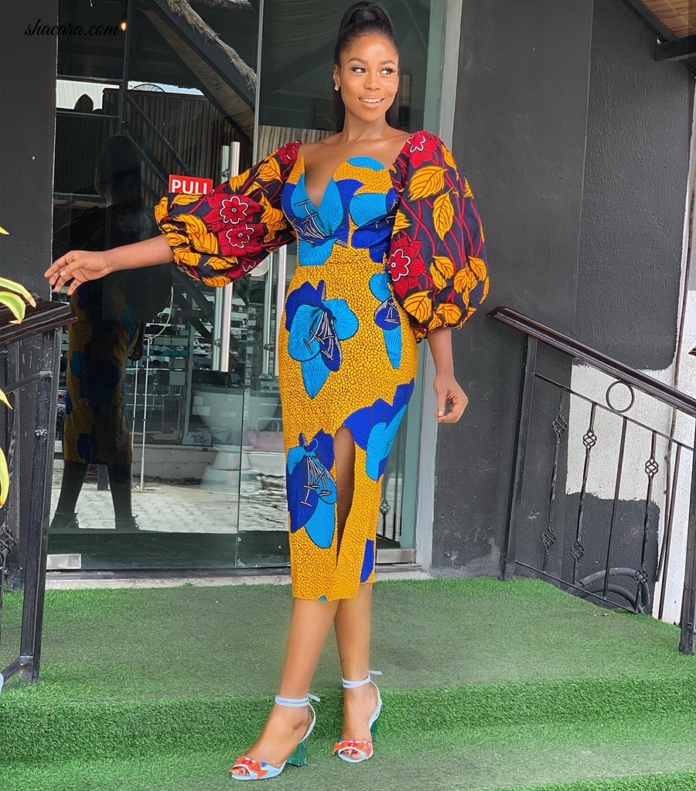 #STYLEGIRL: Nigeria’s Lilly Afe Hits Social Media Hard & Breakd Rules With This Stunning African Print Dress