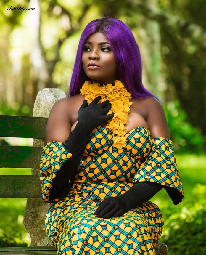 #HOTSHOT: Priscilla Stuns In Fabulous Jamartash Dress In Fashion Editorial By TwinzDntBeg