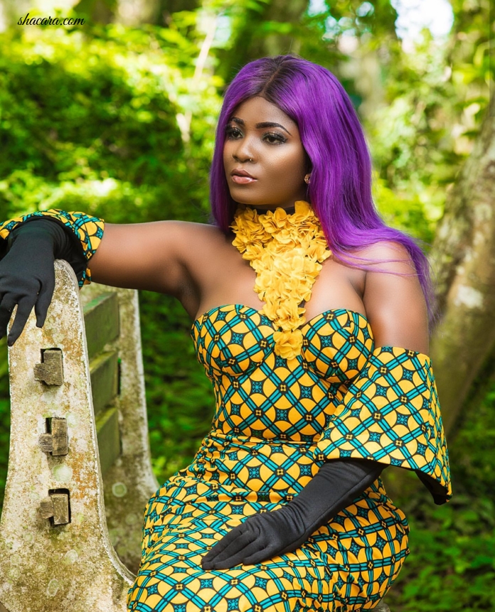 #HOTSHOT: Priscilla Stuns In Fabulous Jamartash Dress In Fashion Editorial By TwinzDntBeg