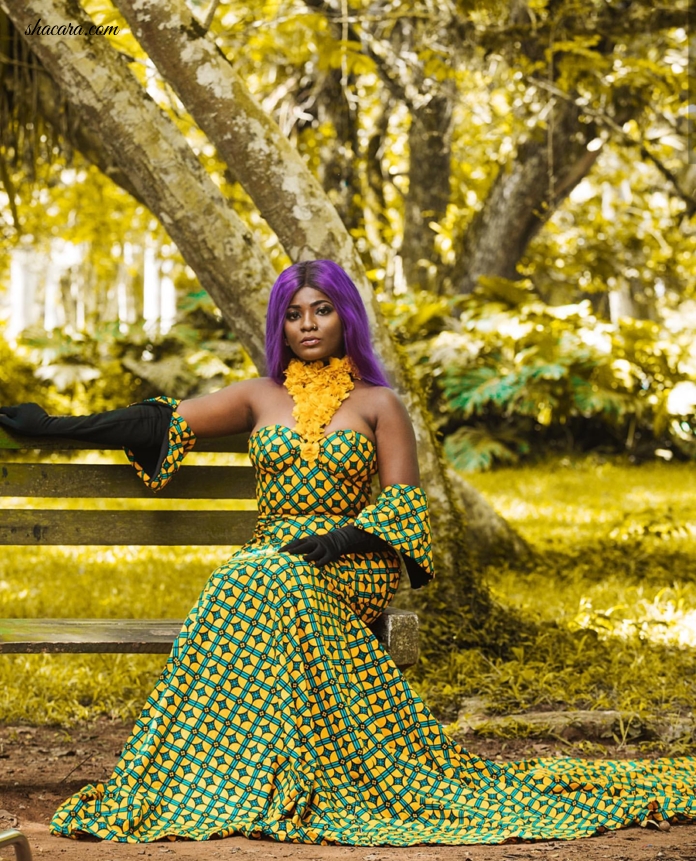 #HOTSHOT: Priscilla Stuns In Fabulous Jamartash Dress In Fashion Editorial By TwinzDntBeg