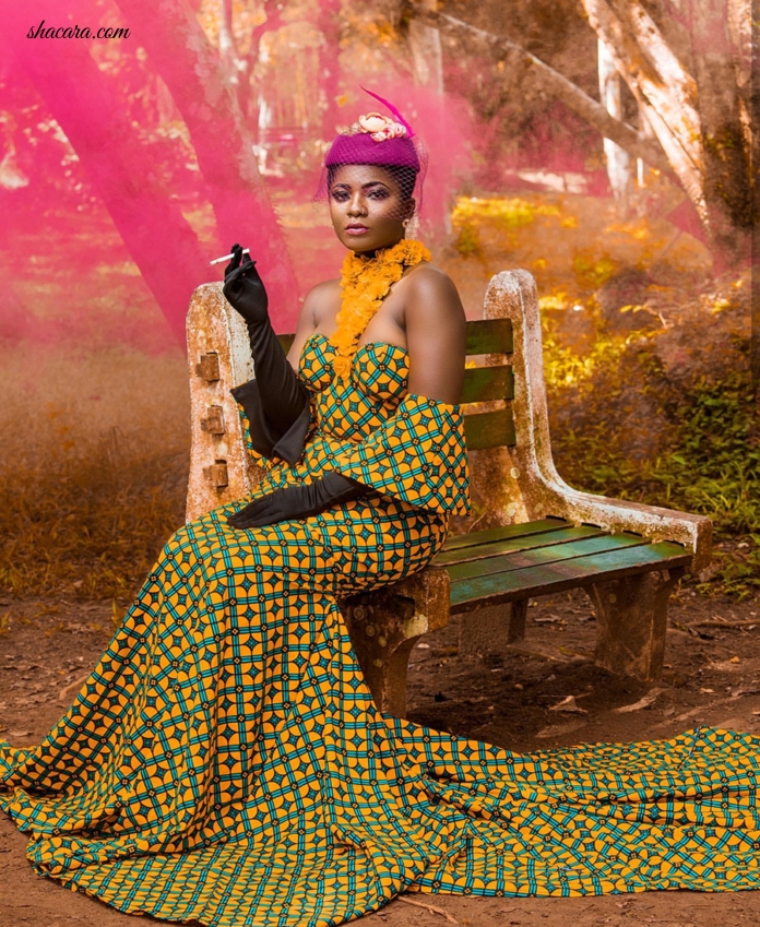 #HOTSHOT: Priscilla Stuns In Fabulous Jamartash Dress In Fashion Editorial By TwinzDntBeg