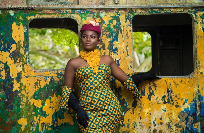 #HOTSHOT: Priscilla Stuns In Fabulous Jamartash Dress In Fashion Editorial By TwinzDntBeg