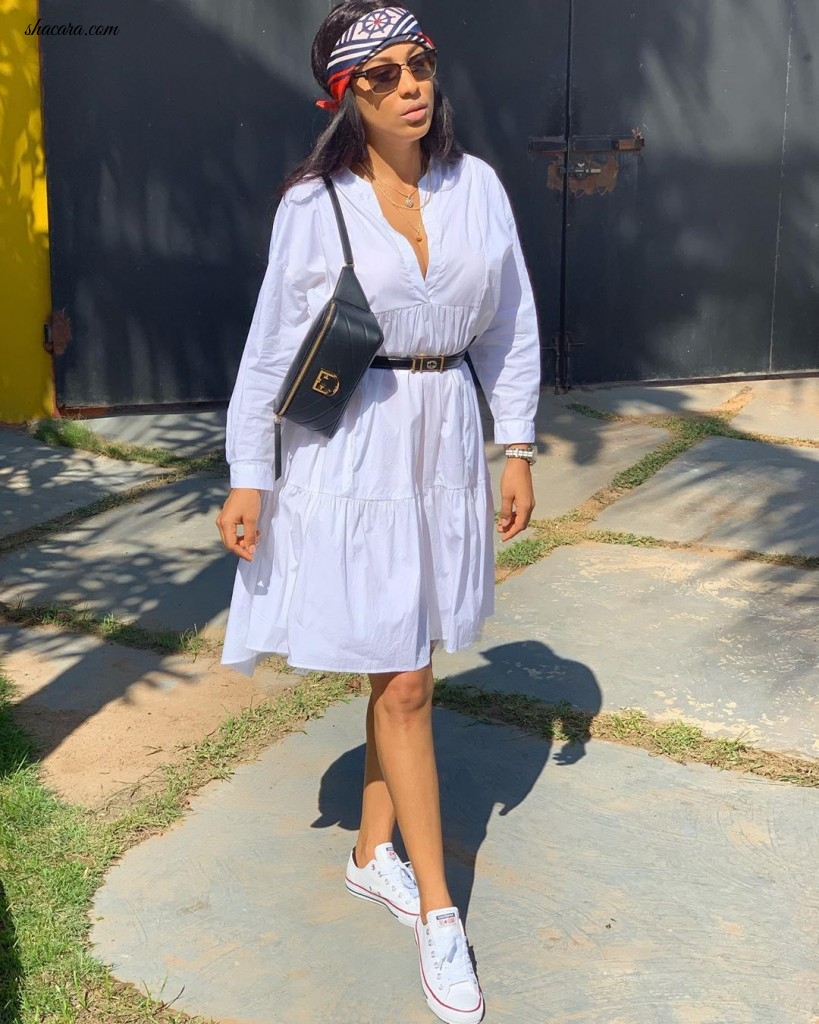 Street Style Look Of The Day! Ghanaian Actress, Nikki Samonas