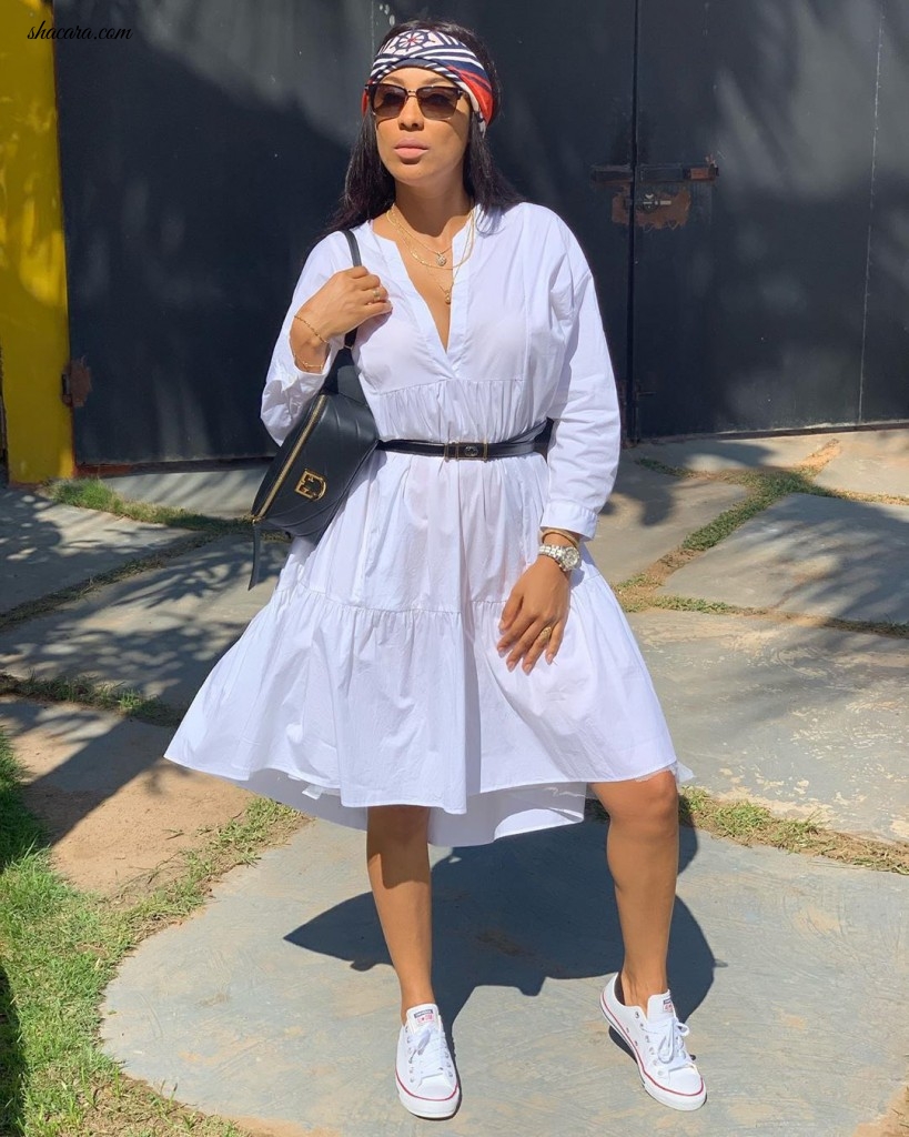 Street Style Look Of The Day! Ghanaian Actress, Nikki Samonas