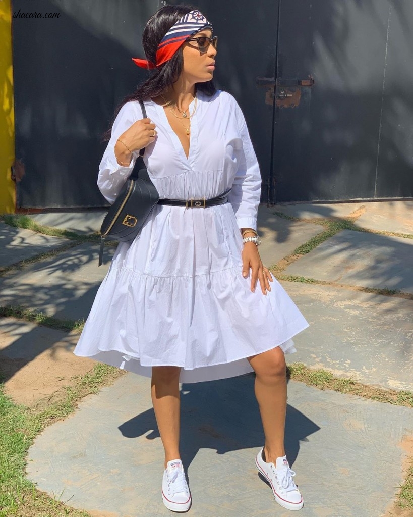 Street Style Look Of The Day! Ghanaian Actress, Nikki Samonas