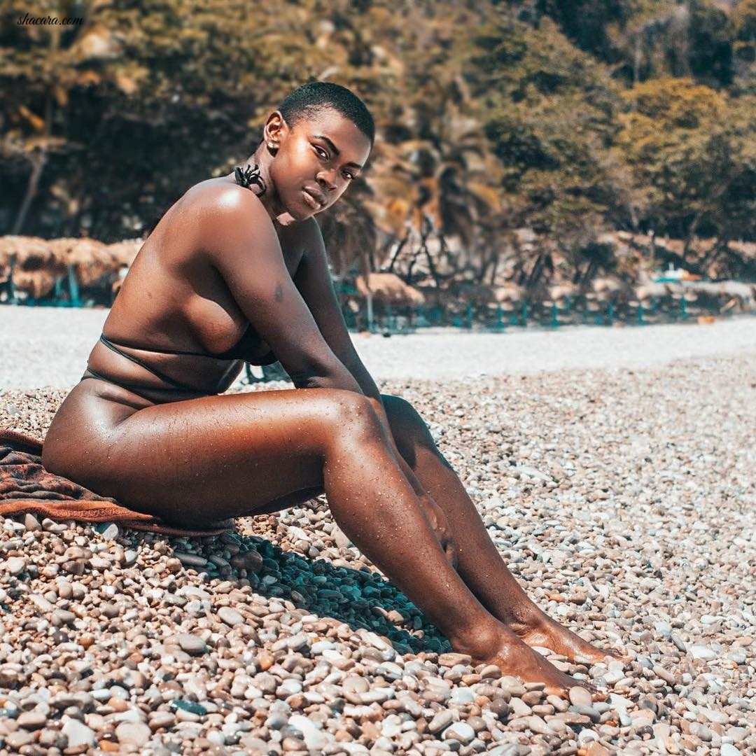 #BIKINIBAE: From Being Skinny, Eating Disorders & Running Miles, To Saying Fack It! Haitian Beauty Sajeni Pure Swimwear Glamour