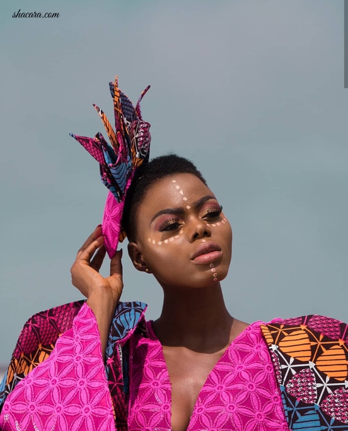 #HOTSHOTS: Beatrice Eli Steals The Show At The Wax Print Festival In This Fabulous Afro Couture Number By FD Fashion House