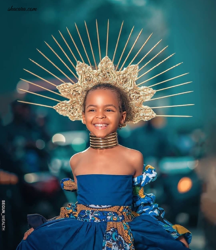 #HOTSHOTS: Photographer Segun Wealth Turn June Wisse Into A Lagos Street Cleopatra, Watch It With Poetry