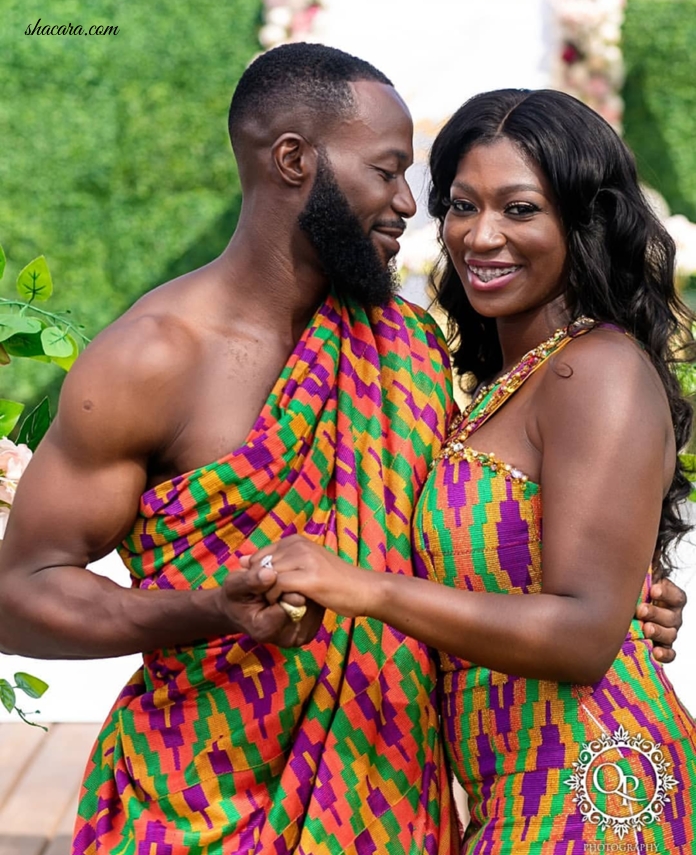 This Beautiful Couple Just Made The Whole World Jealous With Their Beautiful Stylish African Kente Wedding