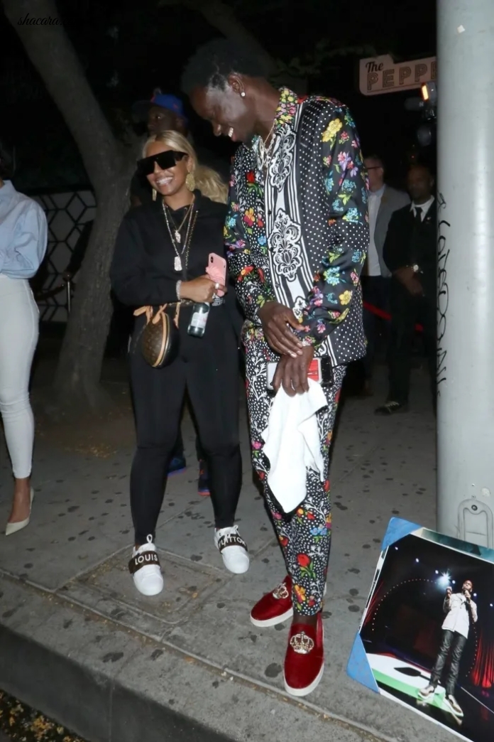 Meet Hollywood Latest Couple, Legendary RnB Singer Ashanti And Ghanaian Comedian Michael Blackson