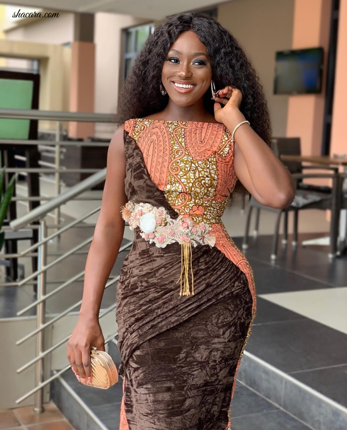 #STYLEGIRL: Linda Osifo Just Made All Eyes Pop In This Amazing Toly Bally Dress; See Details Inside