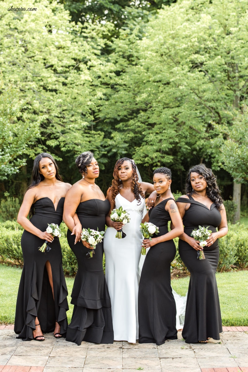 Bridal Bliss: We Loved Maurice and Ebone's Beautiful Black Tie Wedding Vibes