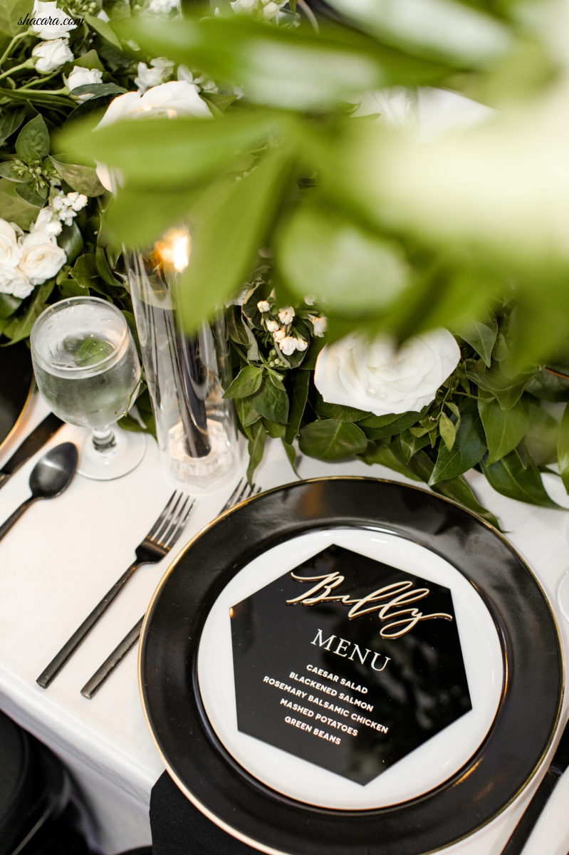 Bridal Bliss: We Loved Maurice and Ebone's Beautiful Black Tie Wedding Vibes