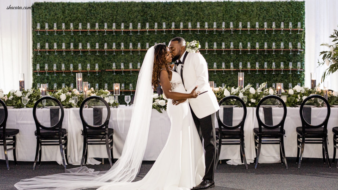 Bridal Bliss: We Loved Maurice and Ebone's Beautiful Black Tie Wedding Vibes