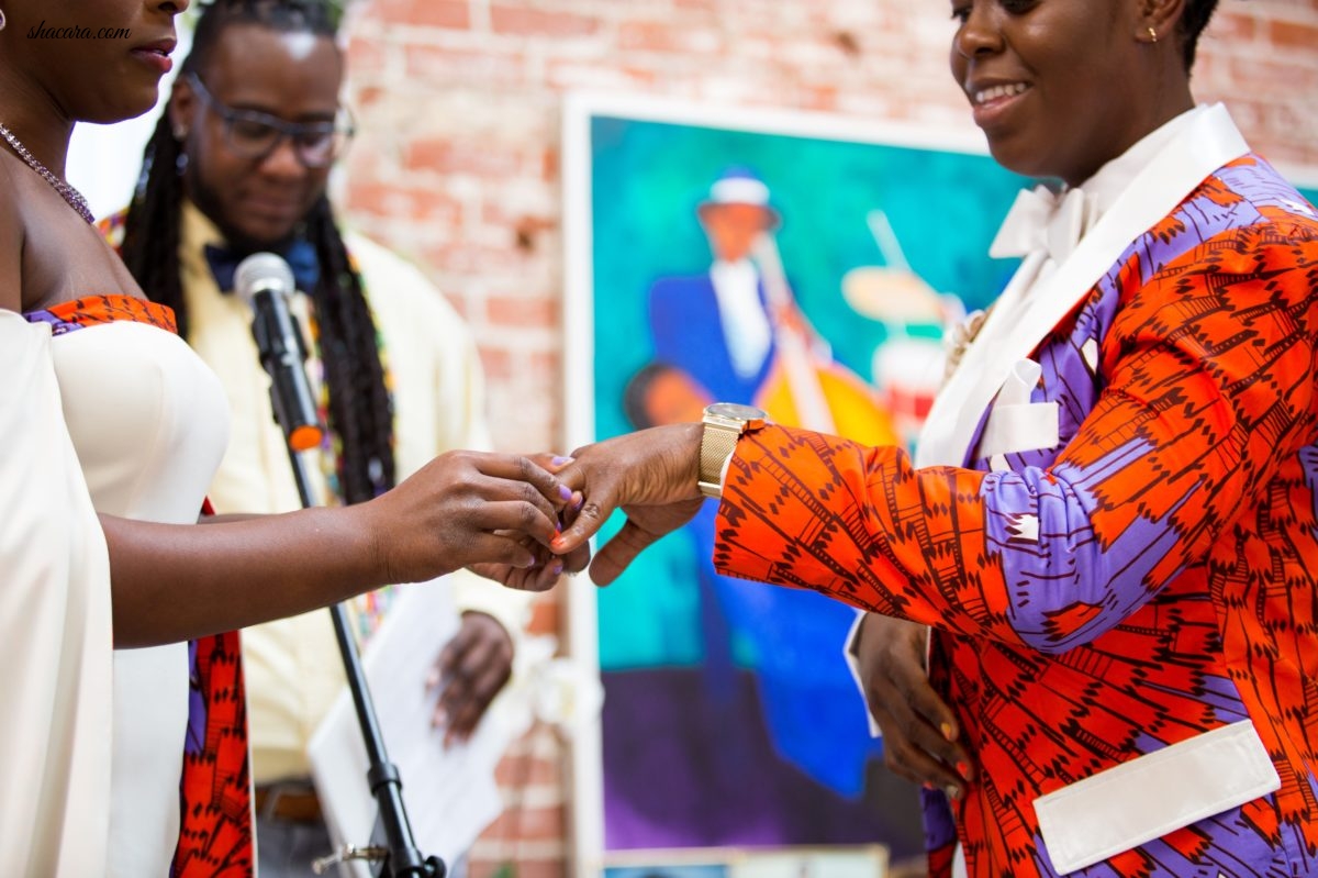 Bridal Bliss: Jeanelle and Jane's 'Crooklyn'-Inspired Reception Had So Much Black Pride