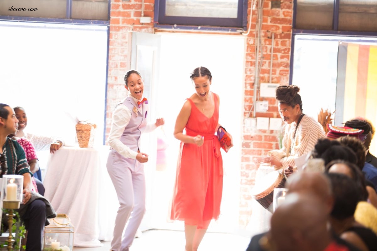 Bridal Bliss: Jeanelle and Jane's 'Crooklyn'-Inspired Reception Had So Much Black Pride