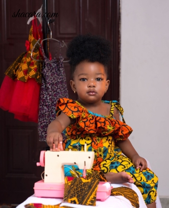 PICS: This Instant Viral Cute Baby Just Made Our Sunday In Fab African Fashion, Her Pics Will Melt Your Heart