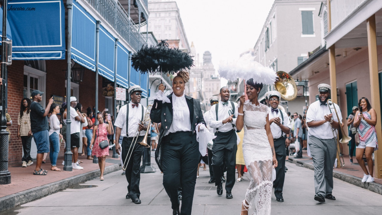 Bridal Bliss: Lisa and Sunette Said 'I Do' During Essence Festival 2018