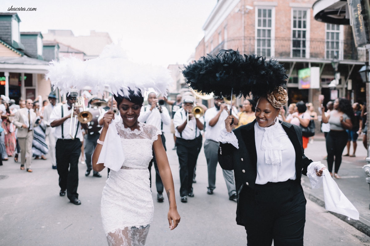 Bridal Bliss: Lisa and Sunette Said 'I Do' During Essence Festival 2018