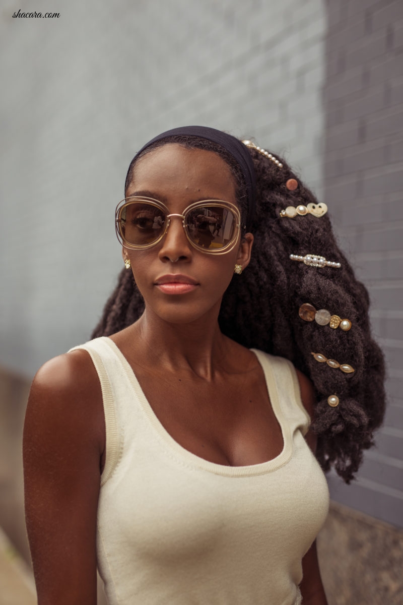 Celebrity Beauty Street Style At New York Fashion Week