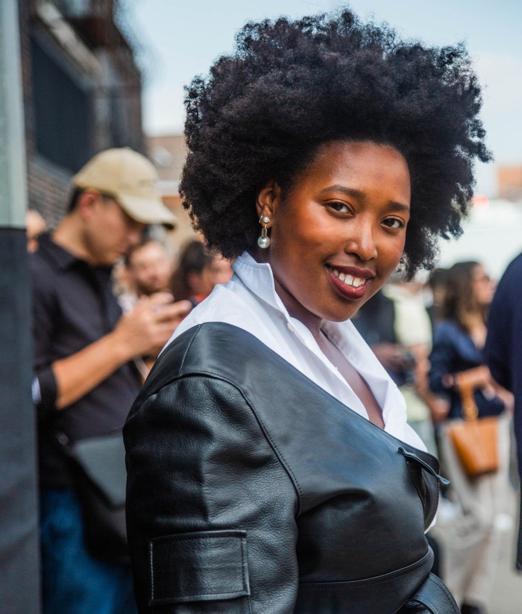 Celebrity Beauty Street Style At New York Fashion Week