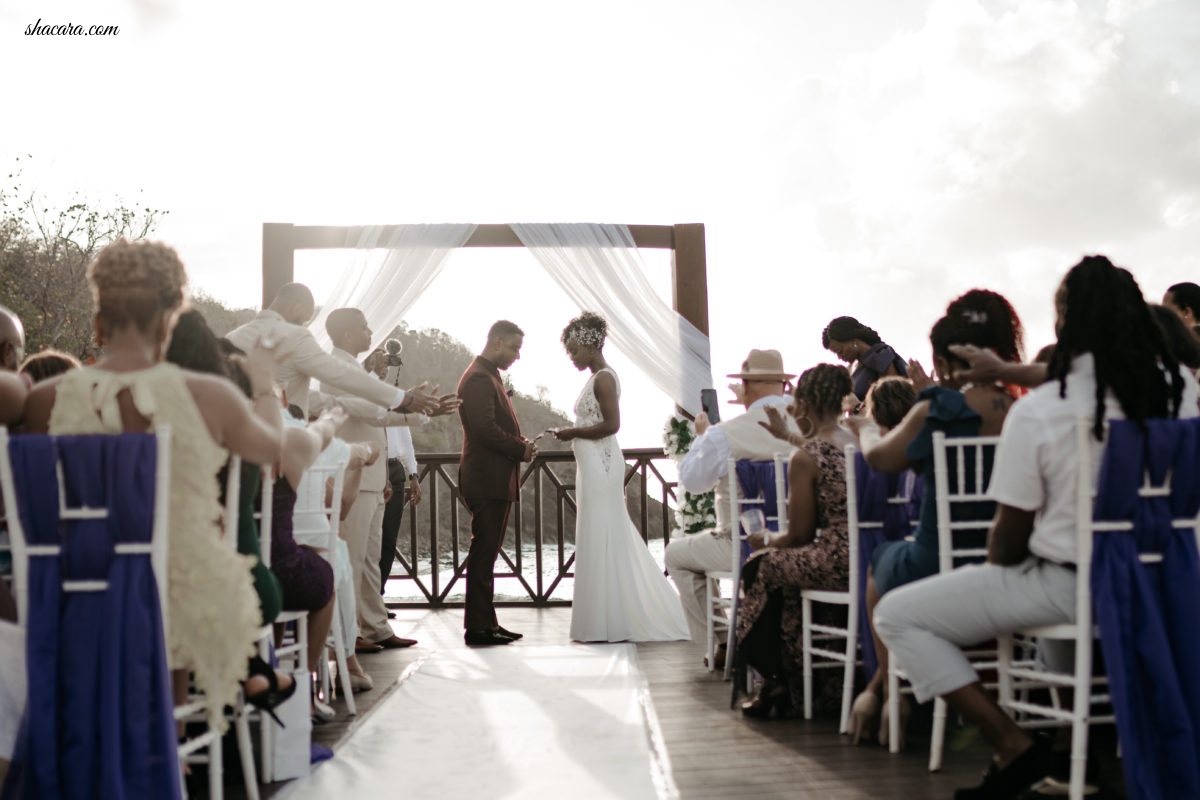 Bridal Bliss: Candice and Hassan Looked Like Royalty At Their St. Lucia Wedding