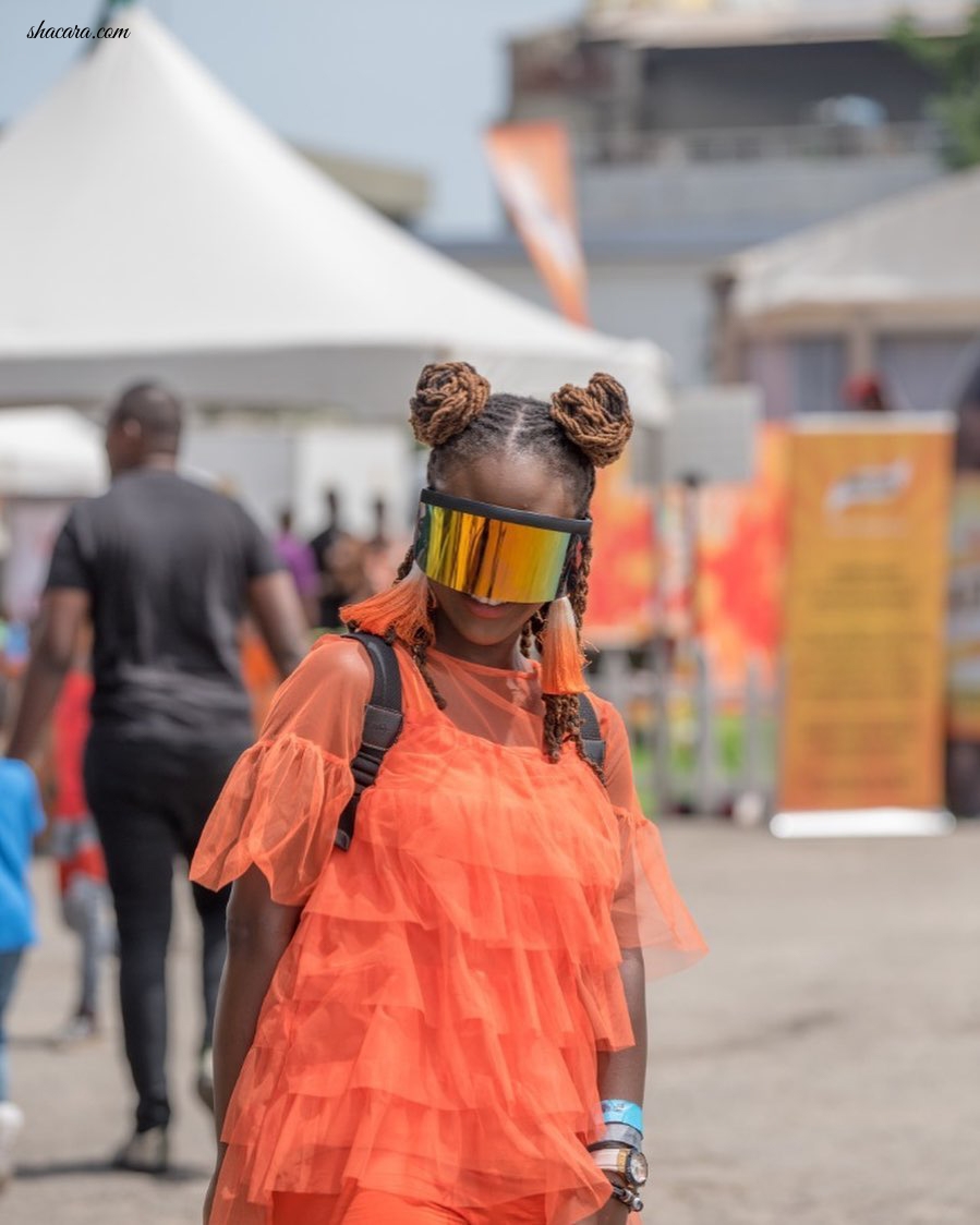 Folu Storms Lit Up NickFest 2019 In The Most Vibrant Orange & Yellow