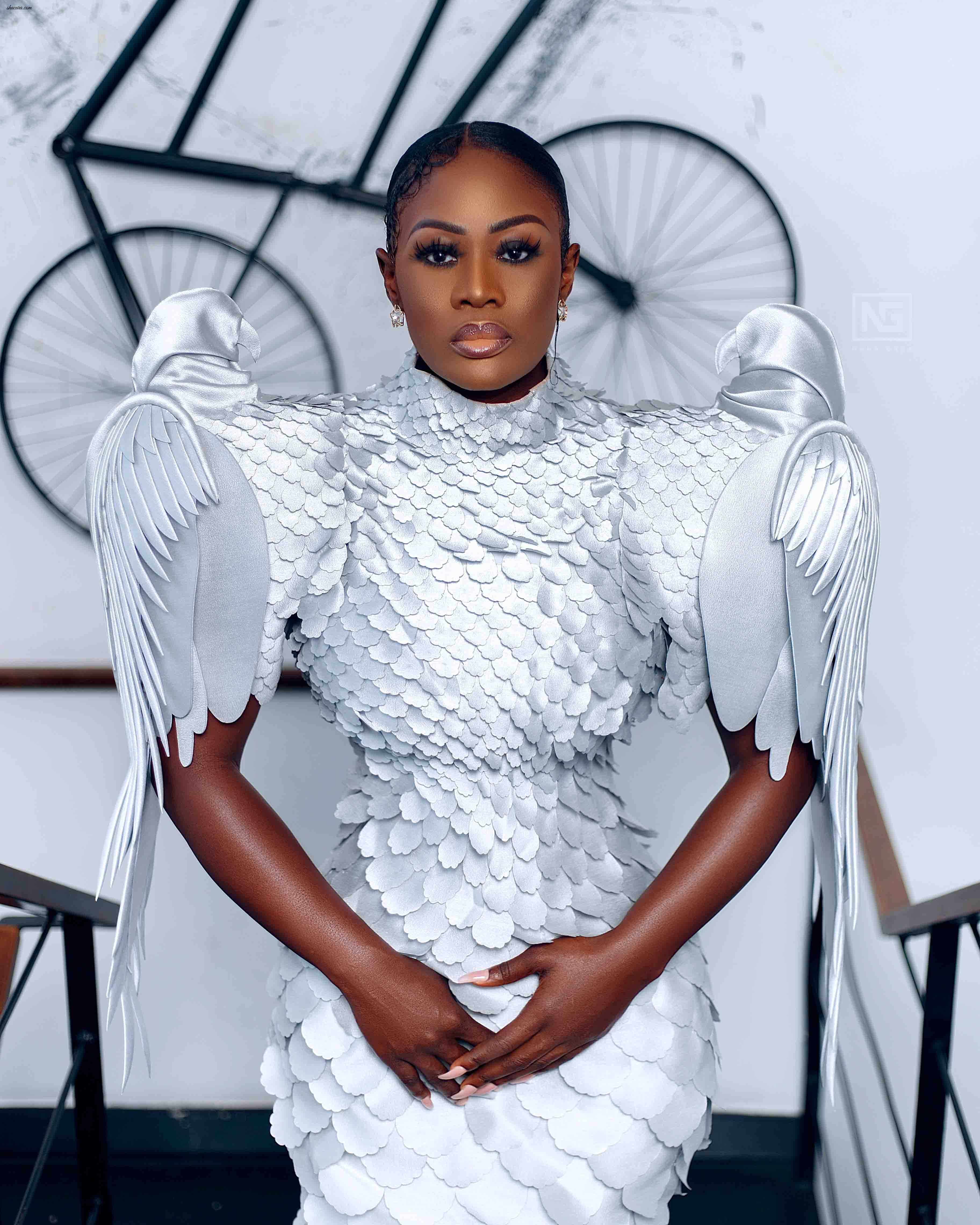 Striking! Nana Akua Addo Had An Angelic Moment At The 2019 Glitz Style Awards