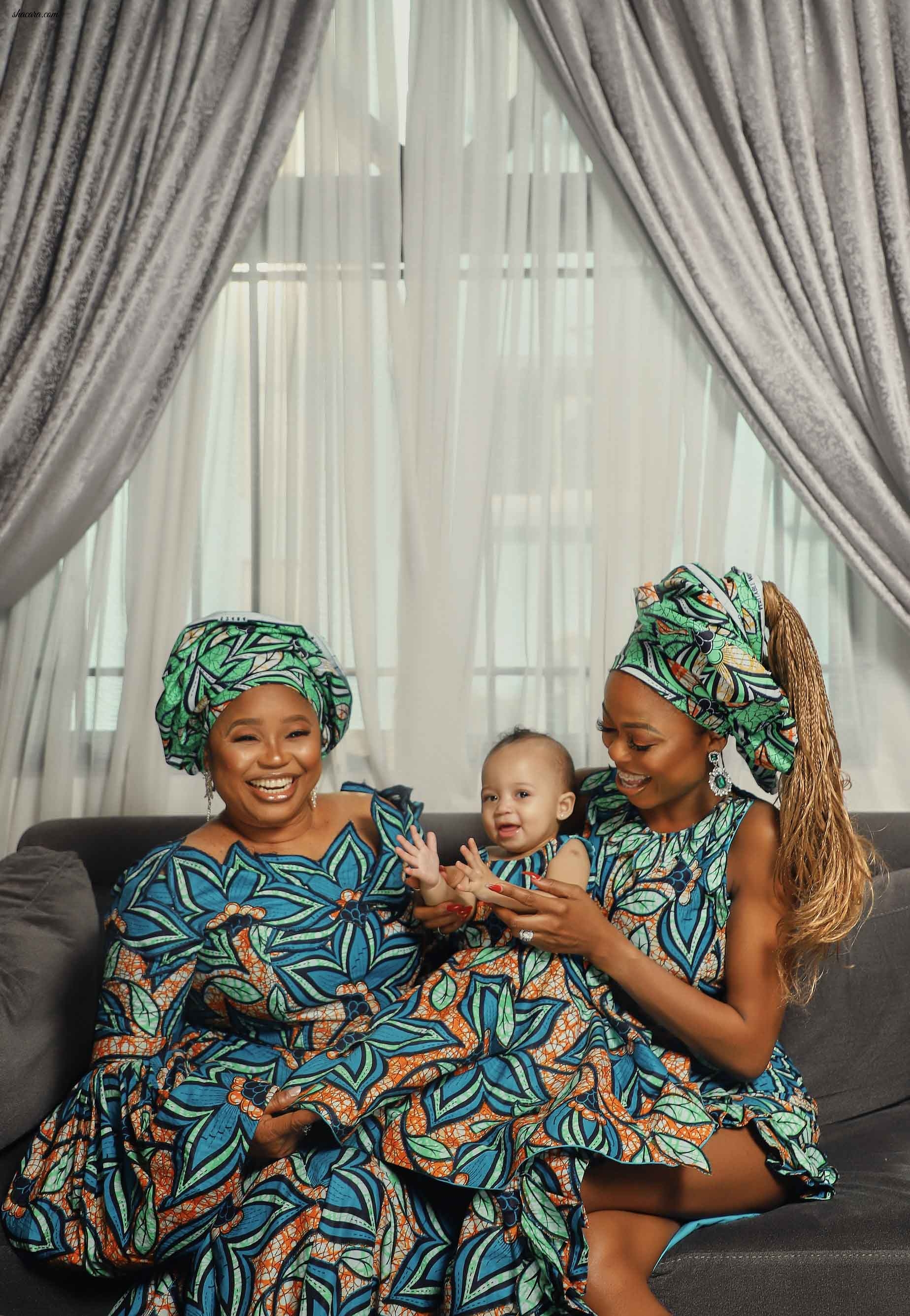 For The Love Of African Wax Print! Tania Omotayo, Juliana Olayede, Soliat Bada And Mariam Adeyemi Star In Glam Africa Magazine’s Latest Feature