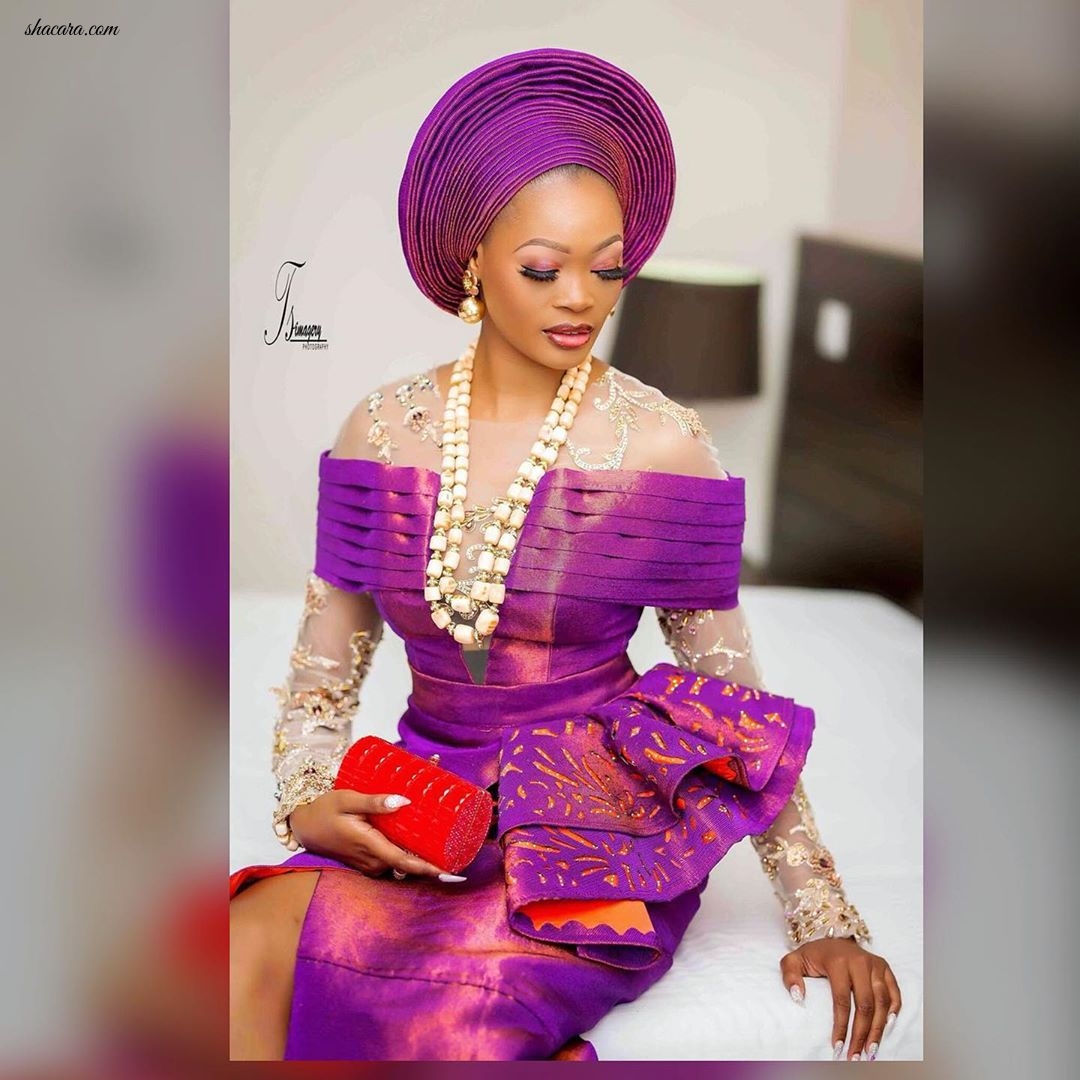 First Photos From TV Presenter Adeaga ‘Kie Kie’ Bukunmi’s Traditional Wedding