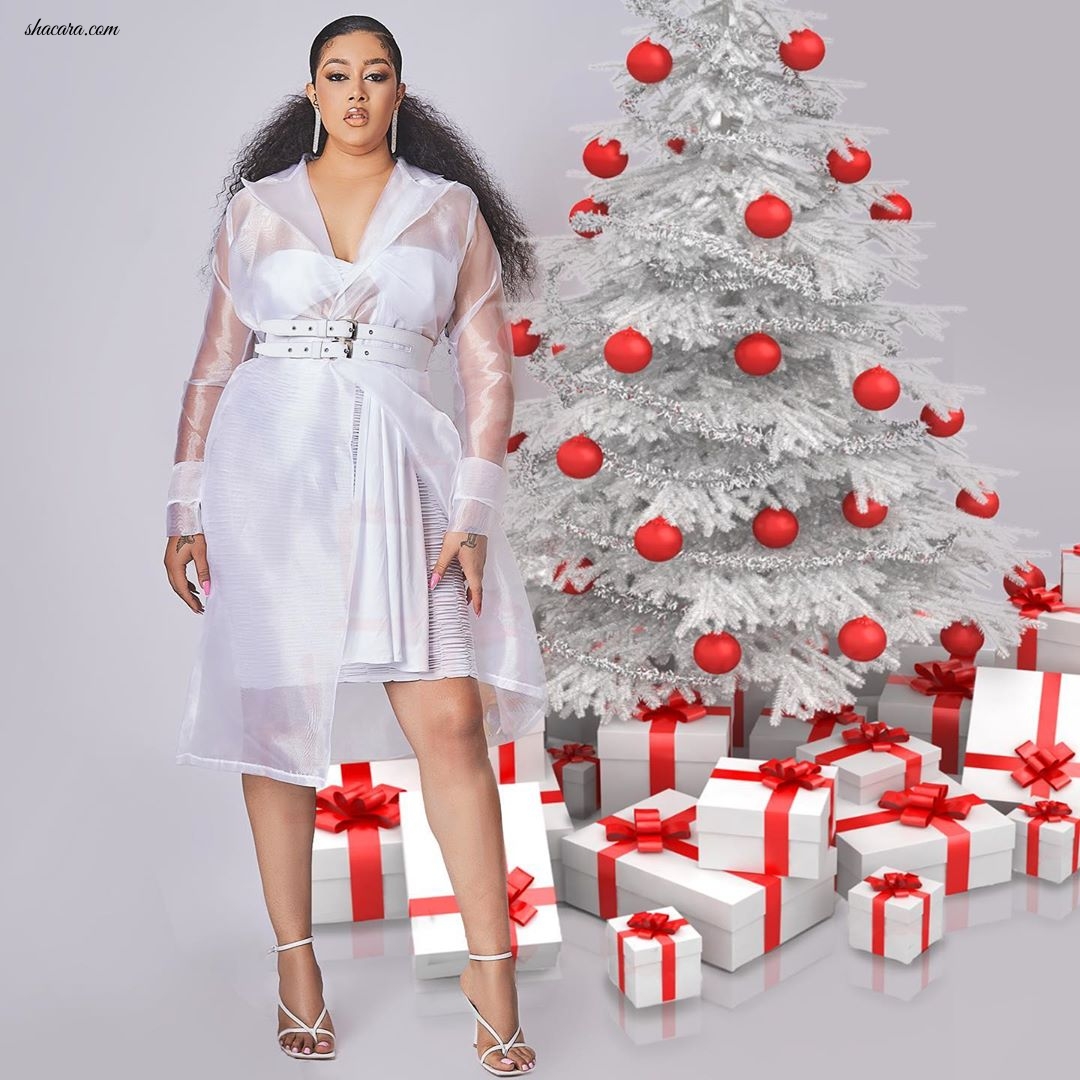 Adunni Ade Is The Perfect Holiday Muse For House Of Jahdara’s “The Christmas Edit”