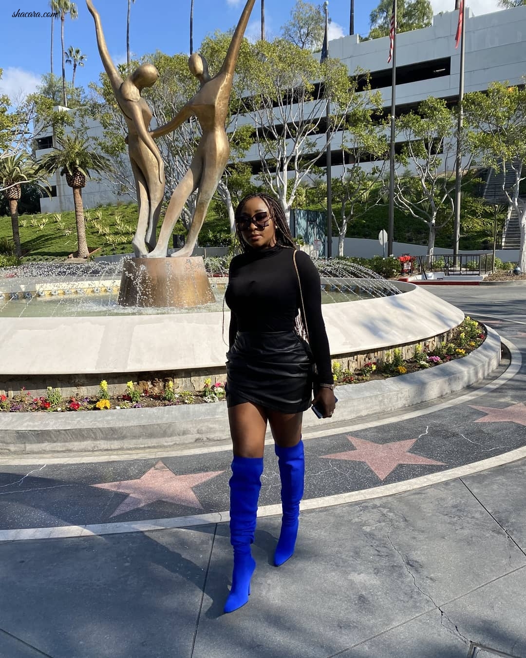 Ini Edo Nails Her Street Style Game While Vacationing In The US