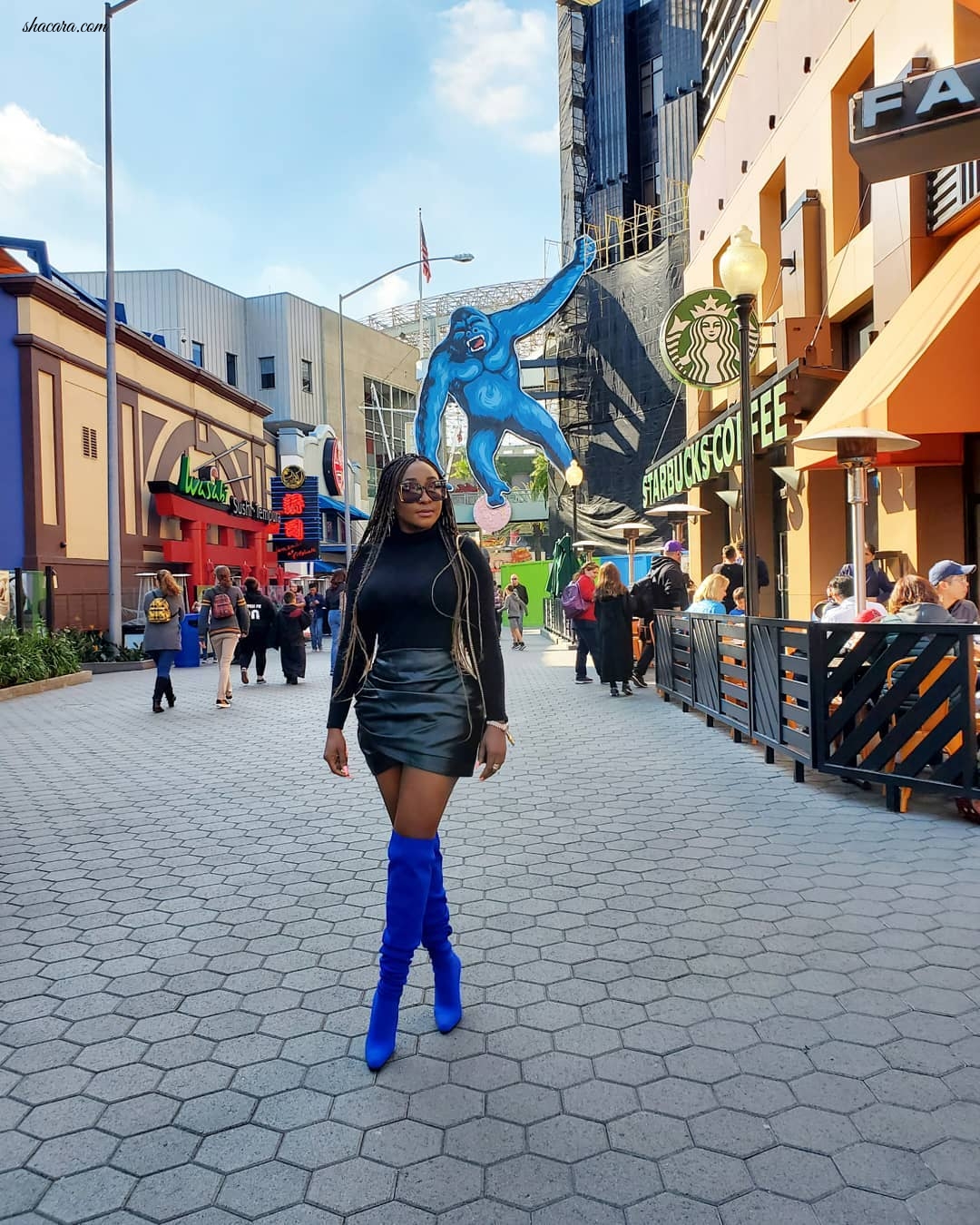 Ini Edo Nails Her Street Style Game While Vacationing In The US