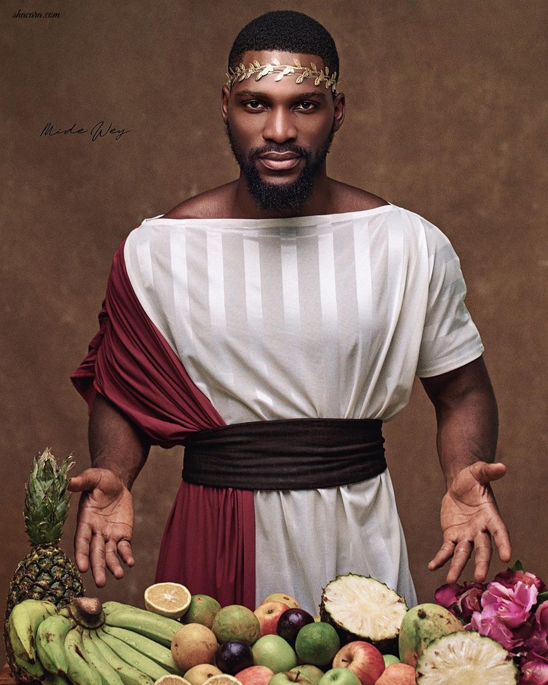 BBNaija’s Tobi Bakre Marks His 26th Birthday With A Grecian-Themed Photoshoot