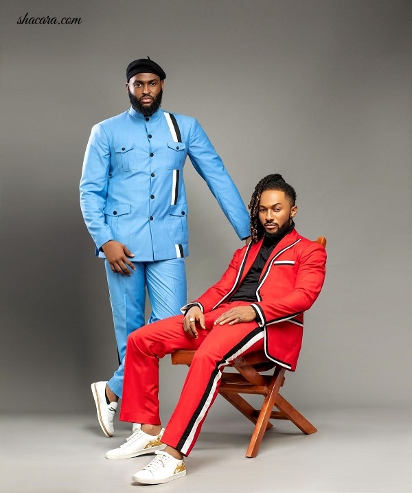 BBNaija’s Nelson & Singer, Minjin Front FreshbyDotun’s Twofold Collection, “Lavish And Sophisticate”