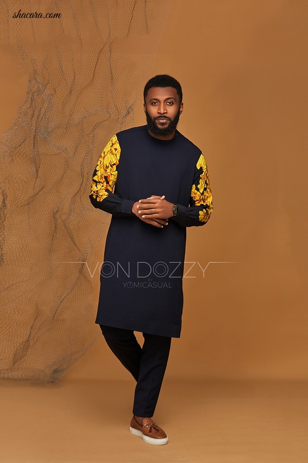 Nollywood Actor Zack Orji & His Son Front Yomi Casual’s Latest Collection