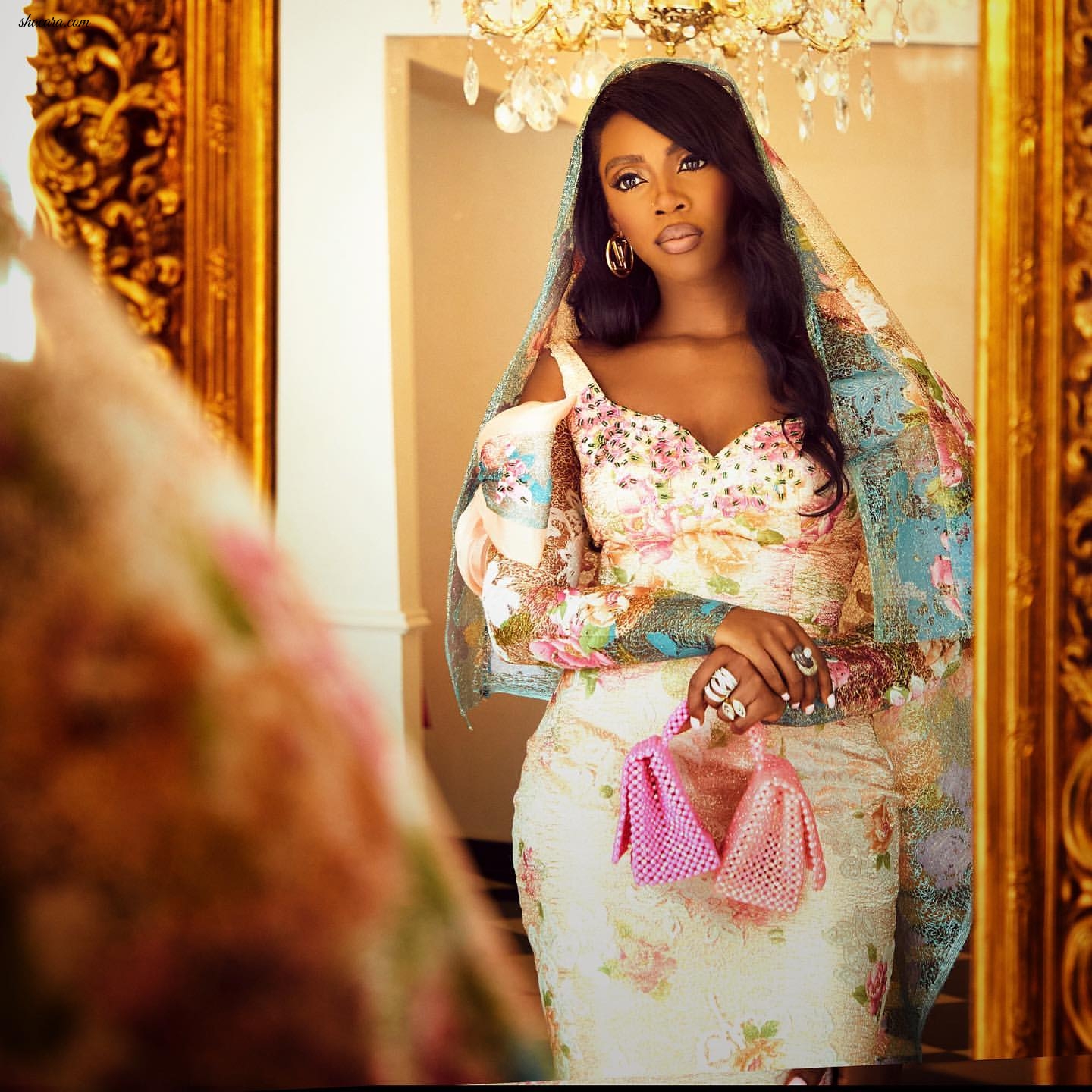 Tiwa Savage Celebrated Eid-El-Kabir Looking Like A Non-Traditional Muslim Bride