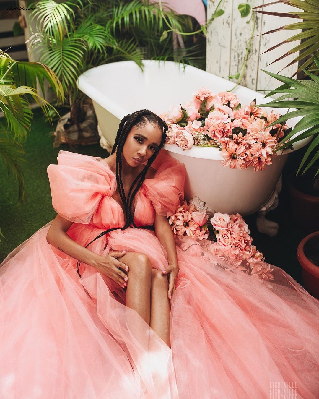 Ghanaian Star Sister Deborah Looks Like A Fairytale Princess In Her 36th Birthday Photoshoot