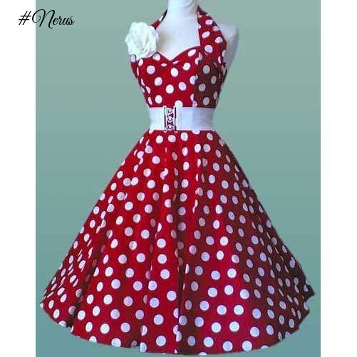 Vintage 50s dress with floral cotton dress xs