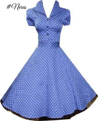 Vintage 50s dress with floral cotton dress xs