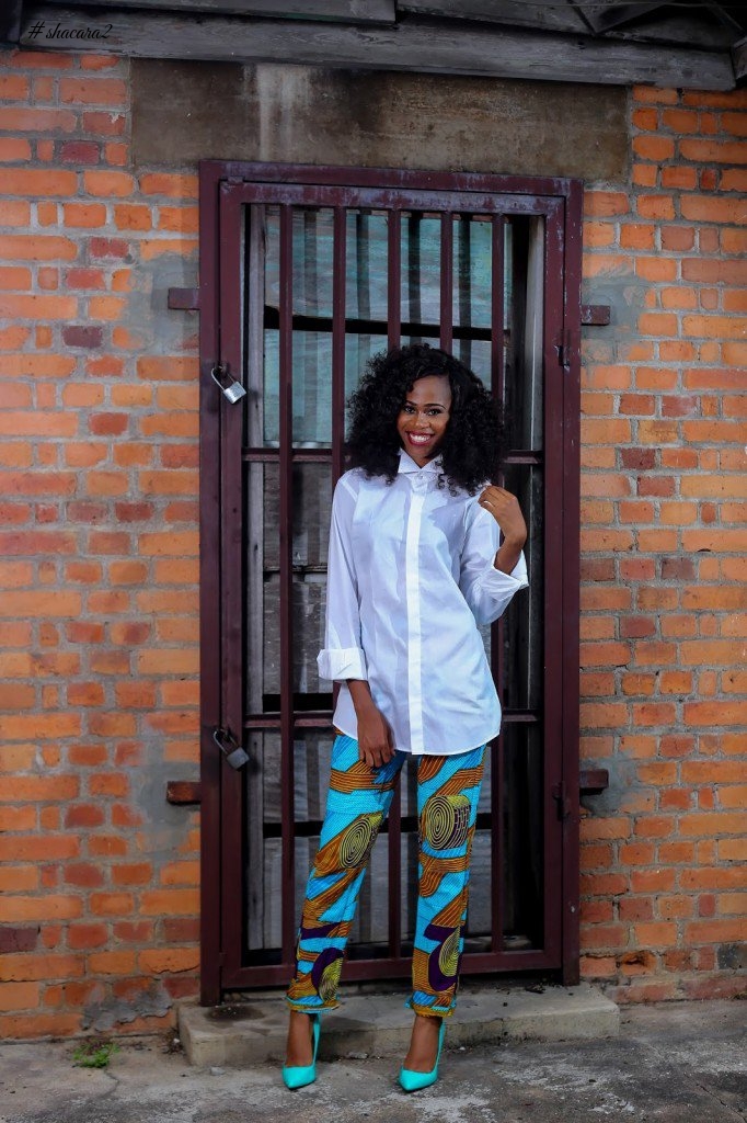 THE MANY WAYS TO STYLE YOUR WHITE TEE AND ANKARA STAPLES